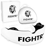 FIGHTR® Premium Mundschutz - ideale Atmung & leicht Anpassbar | Sport Zahnschutz für Boxen, MMA, Muay Thai, Hockey & Kampfsport...