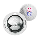 MeMoShe Golfbälle Markieren mit Gravur,Personalsierte Golfball Markierer mit Buchstaben,Golfball Markierer Schablone...