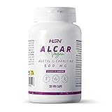 HSN - ALCAR | 120 pflanzliche Kapseln | 1000 mg Acetyl-L-Carnitin pro Tagesdosis | Mit Vitamin B5 und B6 | GVO-frei, Vegan,...