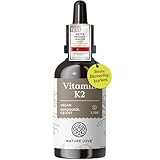 NATURE LOVE® Vitamin K2 MK7-200µg - 1700 Tropfen (50ml) - Höchster all-trans-Gehalt 99,7+% - Hochwertig: K2VITAL® von Kappa -...