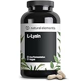 L-Lysin – 365 Kapseln – 800mg pures L Lysin aus 1000mg L-Lysin HCl/Tag – Aus pflanzlicher Fermentation – ohne Gentechnik...