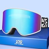 EXP VISION Skibrille, Snowboard Brille für Brillenträger Herren Damen Erwachsene Schneebrille OTG Anti-Nebel Skibrillen...