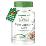 Fairvital | Alpha Liponsäure Kapseln 300mg (Alpha-lipoic acid, ALA) - für 3 Monate - HOCHDOSIERT - 90 Softgels