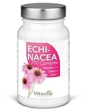VITACTIV Echinacea 700 Complex - mit Selen, Zink & Vitamin C - Immunsystem stärken - vegan, hochdosiert & laborgeprüft - 60...