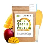 VEGAN Protein-Pulver BIO Mango ohne Soja & Chemie [Regional aus Deutschland] - 3K Bio Reis-, Hanfprotein & Erbsenprotein » Zum...