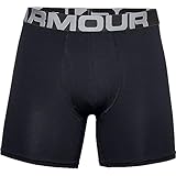 Under Armour Herren Charged Cotton 6in 3 Pack, elastische und schnelltrocknende Boxershorts, extra bequeme Unterhosen mit...