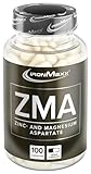 IronMaxx ZMA - 100 Kapseln | Zink Monomethionin Aspartat | Optimale Versorgung mit Magnesium, Zink und Vitamin B6 | Optimale...