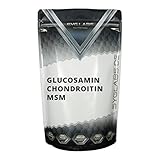 Glucosamin Chondroitin MSM + Vitamin C hochdosiert - 500 Tabletten für 4 Monate