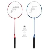 Franklin Badminton-Set - Federballset für 2 Personen mit Badmintonschlägern & Federbällen I Outdoor-Spiel für Kinder &...