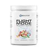 FLIGHTMODE Pre-Workout-Booster 500gr (Sour Gummyworm) Vegan - 33 Portionen - kein Kribbeln & ohne Creatin - BIOS Nutrition (Made...