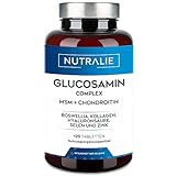 Glucosamin Chondroitin MSM Hochdosiert Kapseln mit Boswellia Kollagen - Erhaltung Knochen mit Glucosamin Chondroitin MSM Kollagen...