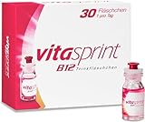 Vitasprint B12 Trinkfläschchen, 30 St. – Mit hochdosiertem Vitamin B12 und wertvollen Eiweißbausteinen für mehr geistige und...