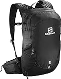 Salomon Trailblazer 20 Unisex-Wanderrucksack, Vielseitigkeit, Einfach zu handhaben, Komfort und geringes Gewicht, Schwarz