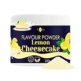 Flavour Pulver LEMON CHEESECAKE, Zitronen Käsekuchen Geschmackspulver 220g, Flavour Powder kalorienarm (Lemon Cheesecake)