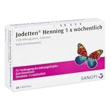 Jodetten Henning 1 x wöchentlich Tabletten, 28 St.