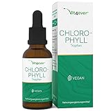 Chlorophyll Tropfen 100 ml - Premium: Bis zu 4-fach höher dosiert (300 mg je Tagesdosis) - Flüssiges Chlorophyll aus Alfalfa...