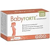 BabyFORTE Kinderwunsch Vitamine ohne Jod - vegan- Quatrefolic, Folsäure 800, Maca, Inositol - 60 Kapseln - Vitamine...