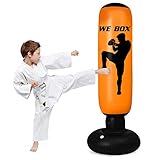 Boxsack Kinder -160CM Erwachsene Kinder Standboxsack für Sofortiges Zurückprallen zum Üben, für Kickboxen, Karate, MMA, Boxen...