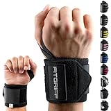 Fitgriff® Handgelenk Bandagen [Wrist Wraps] 45cm Handgelenkbandage für Fitness, Handgelenkstütze, Bodybuilding, Kraftsport &...