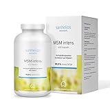 Sanhelios® MSM + Vitamin C in Apothekenqualität | Hochdosiert, 1600 mg je Tagesdosis | 400 Kapseln = 7 Monate | Vegan, Keine...