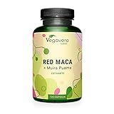 MACA & MUIRA PUAMA Vegavero® | Einzigartig: 5000 mg Maca rot (10:1 Extrakt) & Muira Puama 2400 mg (12:1) | Potenzholz | VEGAN &...