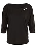 WINSHAPE Damen Ultra Leichtes Modal-3/4-arm Mcs001 3/4-arm Shirt, Schwarz, L EU