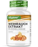 Weihrauch Extrakt - 365 Kapseln - Premium: 85% Boswellia-Säure - Hochdosiert mit 1000 mg je Tagesdosis - Echtes indisches...