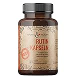 Rutin Kapseln 500mg - 140 Kapseln Rutin Hochdosiert – Aus Sophora Japonica - Beste Qualität- Abgefüllt In Deutschland - Rutin...