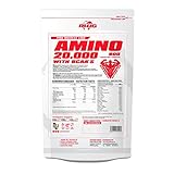 BWG Amino 20.000, Aminosäuren Komplex mit 900 Tabletten, Massiv, hochdosiert, Bioaktiv, mit BCAA`S, Vorratspackung,...