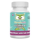Vitamin B1 Kapseln - 200 mg Thiamin - hochdosiert - natürlich - Qualität aus Deutschland - ohne Zusätze - vegan - laborgeprüft...