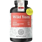 NATURE LOVE® Wild Yam Kapseln - 180 vegane Kapseln - Hochdosiert mit 880mg Extrakt (davon 176mg Diosgenin) je Tagesdosis -...