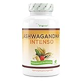 Ashwagandha - 180 Kapseln mit 750 mg reinem Extrakt - Premium: 10% Withanoliden - Laborgeprüft - Hohe Reinheit - Vegan -...