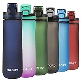 Opard Trinkflasche Sport 600ml - Wasserflasche aus Tritan BPA-Frei, auslaufsichere Sportflasche, Kunststoff Water Bottle mit Sieb...