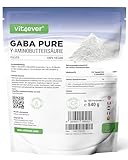 Gaba Pure - 540 g reines Pulver ohne Zusätze - Laborgerpüft - 100% Gamma-Aminobuttersäure - 180 Portionen - Vegan - Premium...