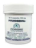 PYCNOGENOL® 30 vegane 100 mg SUPER ANTIOXYDANT Kapseln - laborgeprüft (vom exklusiven Produzenten Horphag Research Schweiz),...