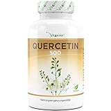 Quercetin - 500 mg - 120 Kapseln - 4 Monatsvorrat - Laborgeprüft - Natürlich aus japanischem Schnurbaum-Blütenextrakt -...