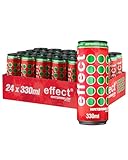 effect WATERMELON SPLASH Energy Drink - 24 x 0,33l Dose - Mit dem Geschmack fruchtig-süßer Wassermelonen - Angenehme Erfrischung...