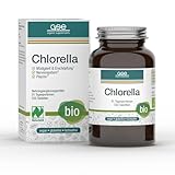 GSE Chlorella Presslinge, 550 Tabletten, Nährstoffreiche Mikro-Alge, reich an Chlorophyll, 100% pflanzlich, vegan und ohne...