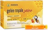 Medex Gelée Royale JUNIOR, frisches Gelée Royale 250 mg, mit natürlichen Vitaminen A, C, E, ausgezeichneter Geschmack, ohne...