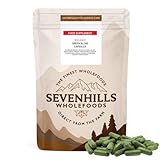 Sevenhills Wholefoods Super Grün Superfood-Mischung Kapseln 500mg x 180, Mit Spirulina, Chlorella, Weizengras & Gerstengras