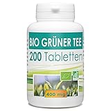Bio Grüner Tee 400mg - 200 Tabletten