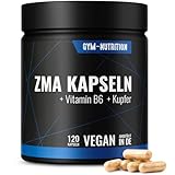 ZMA Hochdosiert - Zink + Magnesium + Vitamin B6 Kupfer - Hochwertiger Komplex im Premium Qualität - Vegan - Made in Germany -...