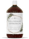 Kolloidales Germanium 100 PPM, 1000 ml von Nordic Pure, hochdosiert - Reinheitsstufe 99,99% in Braunglasflasche
