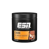 ESN Crank, Cola, 380g, Pre Workout Booster, vegan, geprüfte Qualität - made in Germany
