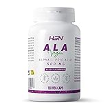 HSN - Alpha-Liponsäure | ALA 500 mg | 4 Monatsvorrat | Antioxidans + erhöht den Glutathionspiegel + Anti-Aging | Vegan,...