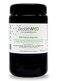 Zeolith MED 200 Detox-Kapseln im Miron Violettglas, von Ärzten empfohlen, Apothekenqualität, laboranalysiert, zur Entgiftung und...