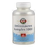 KAL Aminosäuren Komplex | 1000mg | 100 Tabletten | laboegeprüft | Nahrungsergänzungsmittel mit essentiellen Aminosäuren &...