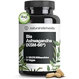 Bio-Ashwagandha - KSM-66® Premiumrohstoff (180 Kapseln mit überdurchschnittlicher Reichweite) - original indische Schlafbeere -...