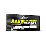 Olimp Sport Nutrition- AAKG Extreme Mega Caps (120 Kapseln). Enthält L-Arginin Alpha-Ketoglutarat (AAKG). 1er Pack (1 x 170,4 g...