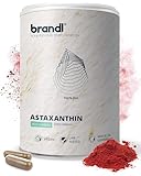 brandl® Astaxanthin hochdosiert mit Antioxidantien aus Hawaii | Produziert in Deutschland Premium-Qualität | 90 vegane...